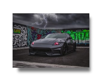 Nissan 370Z graffiti car canvas