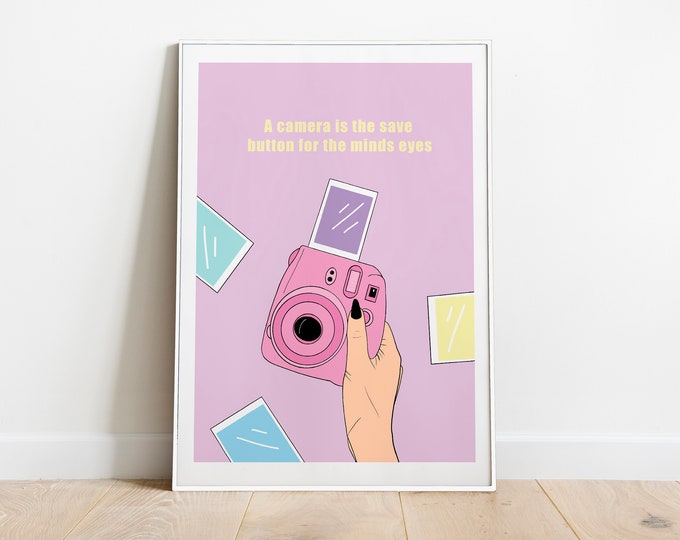 Camera Quote Print