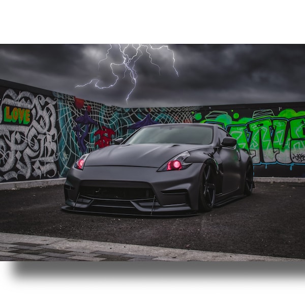 Nissan 370Z canvas wall art