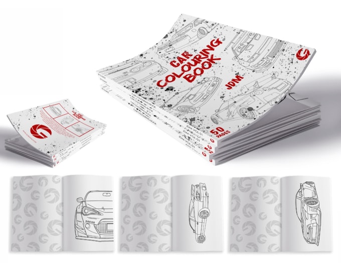 JDM Car Colouring Book Vol 01