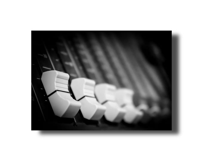Audio Mixer Wall Art