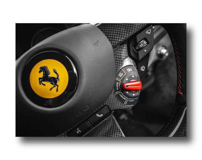 Ferrari canvas wall art