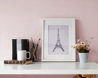 Eiffel Tower Paris wall art print