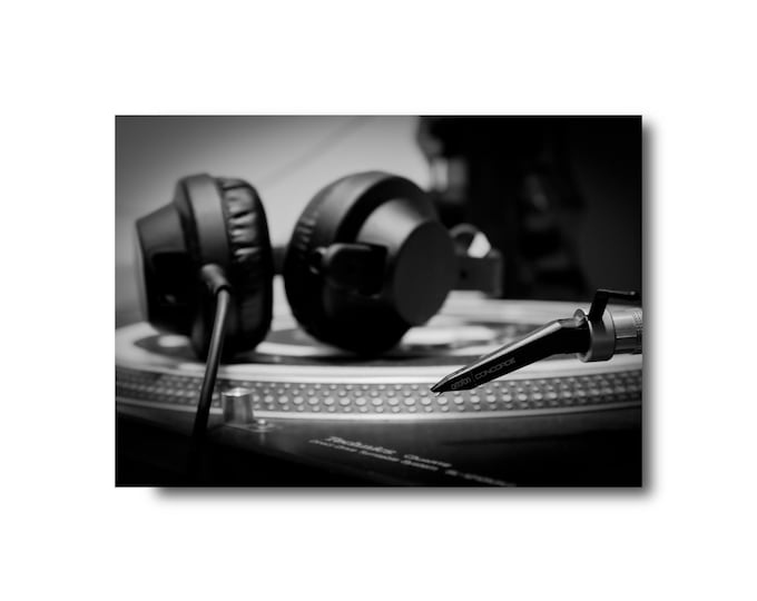 Dj Turntable Wall Art