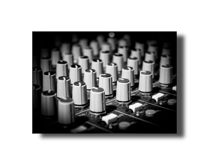 Audio Mixer Wall Art