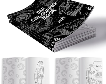Car Colouring Book 2026