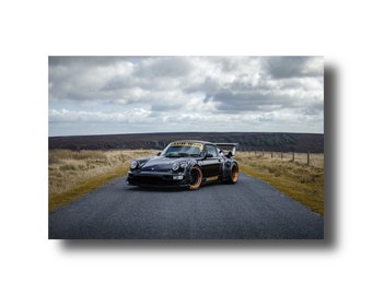 RWB Porsche canvas wall art