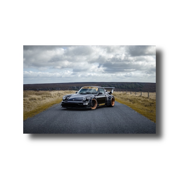 RWB Porsche canvas wall art