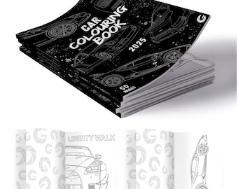Car Colouring Book 2025