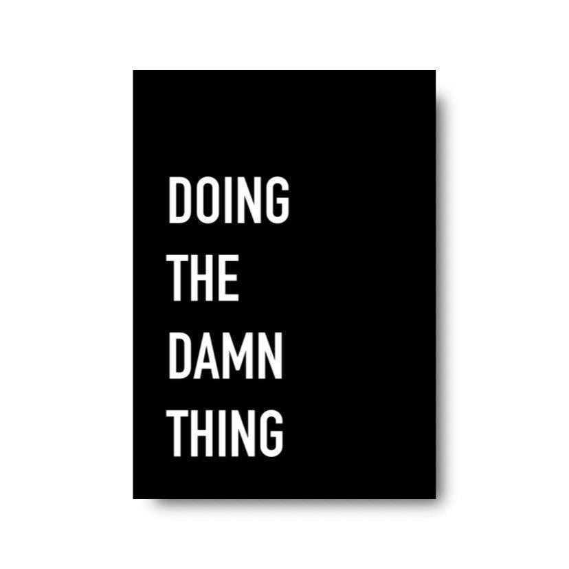 not a damn thing meaning