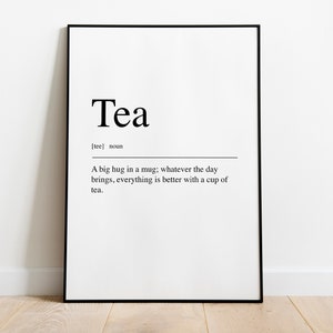 Tea definition kitchen Print
