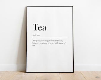 Tea definition kitchen Print