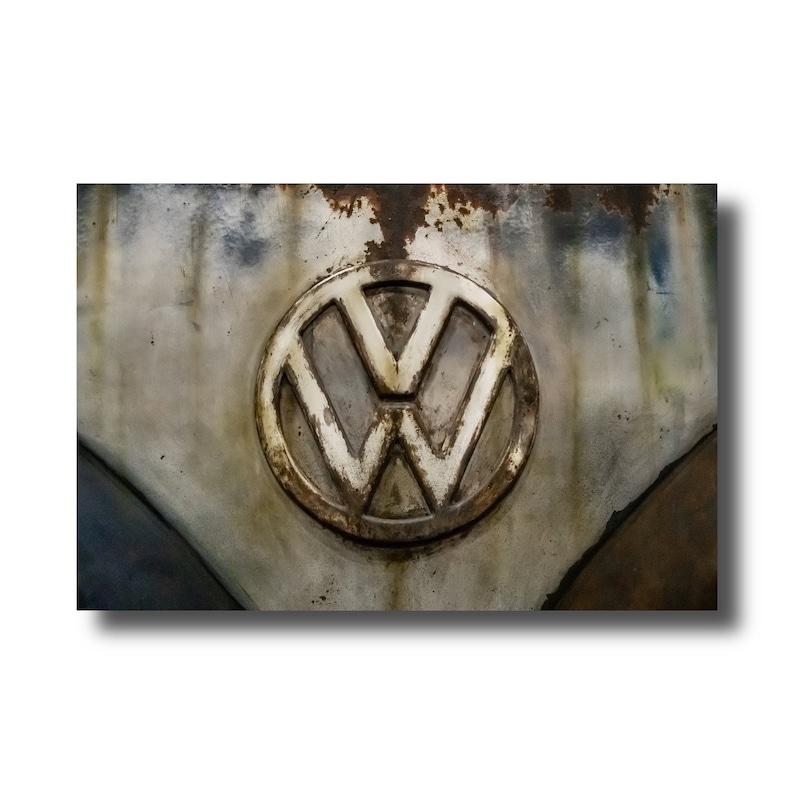 Volkswagen Camper Canvas VW Wall Art Etsy
