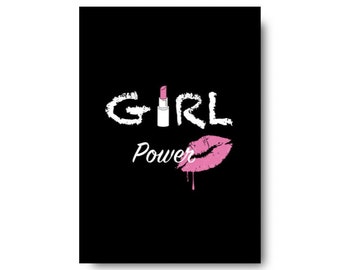 Girl power wall art Quote Print