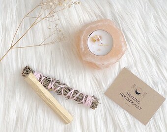 Pink Himalayan Natural Salt Tealight Holders