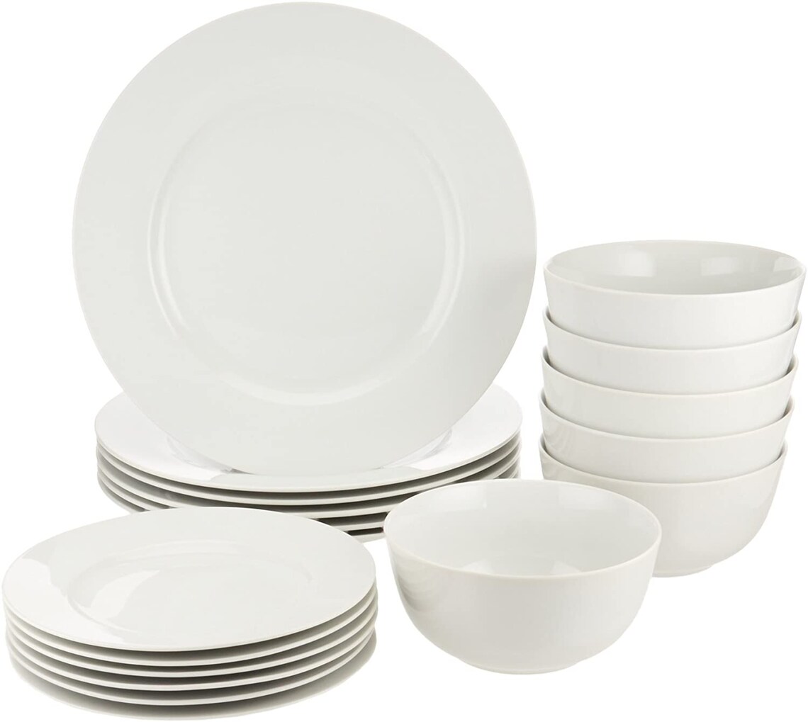18Piece Kitchen Dinnerware Set Dishes Bowls Service for 6 Etsy