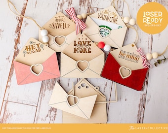 Valentines Laser Files Gift Card Holder for Valentines Day Love Letter Valentine Gift