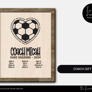 Cartello a forma di cuore da calcio – File laser – File SVG – Regalo per allenatore di calcio – Cartello incorniciato SVG – Taglio laser – Cuore con pallone da calcio – Fine stagione