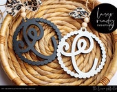 Custom Initial Keychain & Car Charm Laser File – Easy-to-Use Gift Design