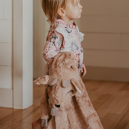 Deer Luvee, shops Blanket rug for kids, room decor, nursery decor, woodland, baby stuffed animal, best gift ideas