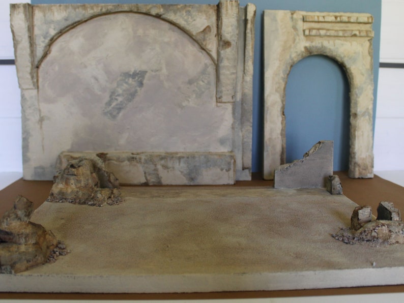 Star Wars Modular Diorama 6 Scale Sandy Wall 3D Printed Etsy