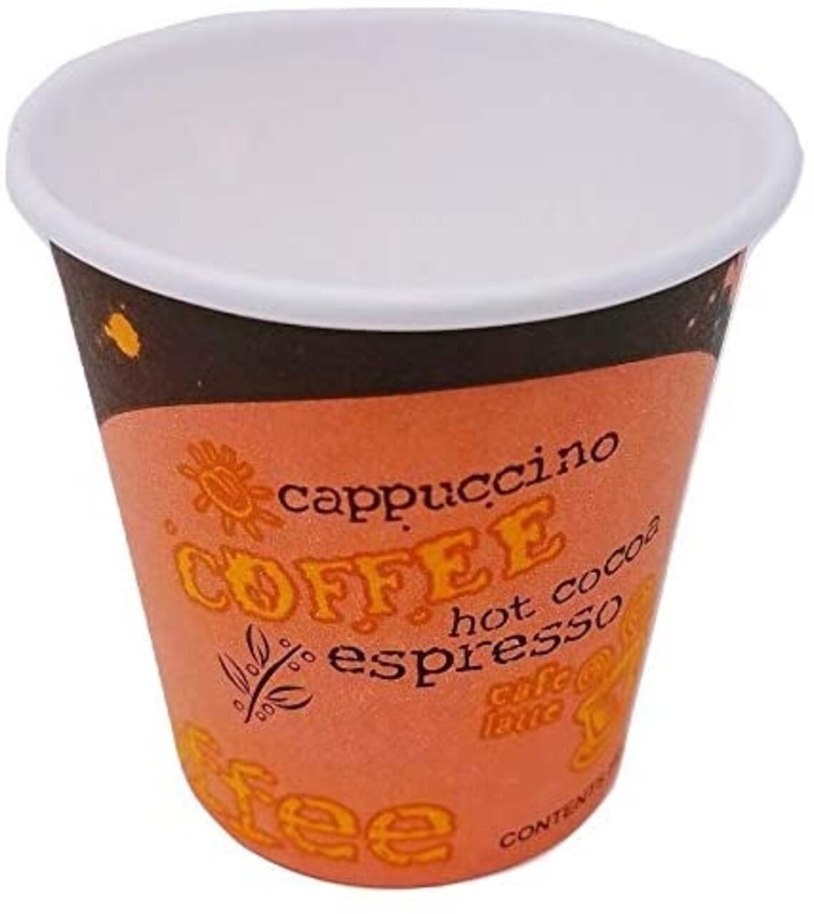 Disposable Espresso Coffee Cups 4 Ounce Design To Go Hot Etsy
