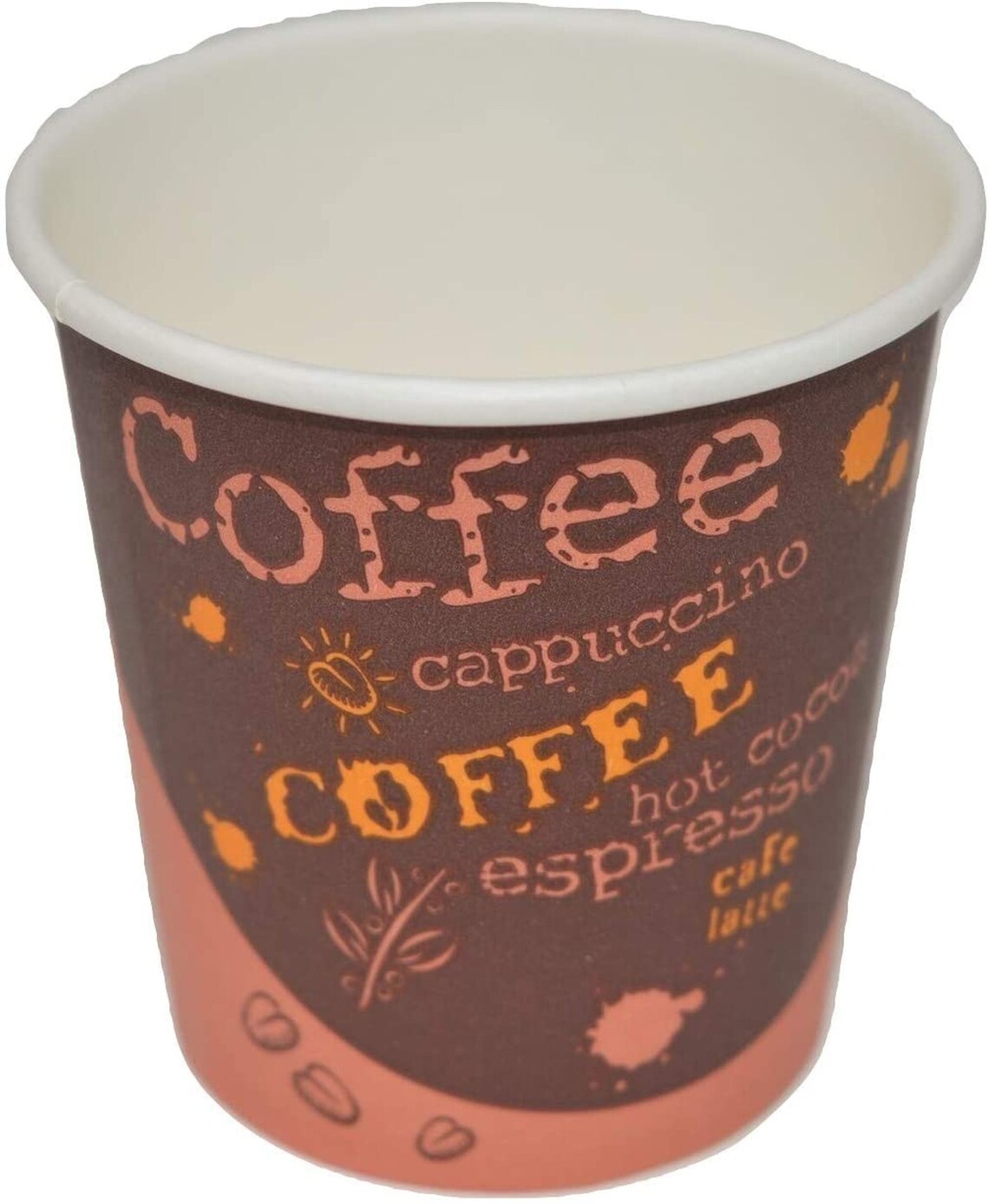 Disposable Espresso Coffee Cups 4 Ounce Design To Go Hot Etsy