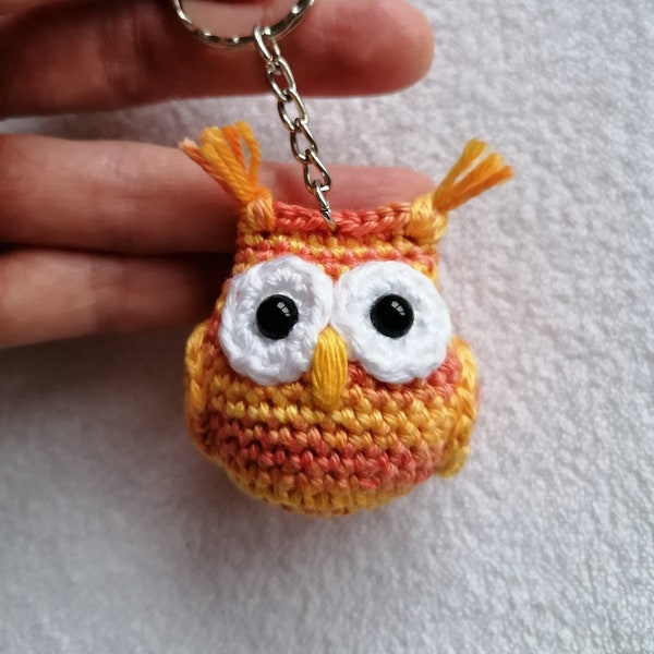 Crochet pattern pendant 'Owl'