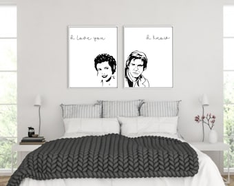 Star Wars "I love you... I know" Digital Art