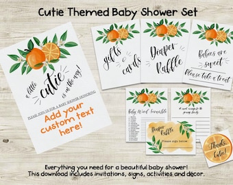 Cutie Themed Baby Shower Bundle