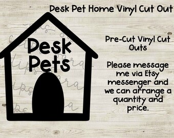 Desk Pet Vinyl Sticker
