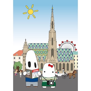 Vienna St. Stephen's Cathedral postcard