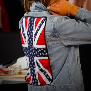 Union Jack Patch – Floral Pattern (Large)