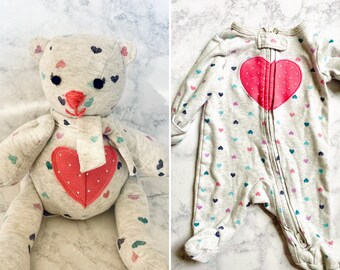 baby onesie stuffed animal