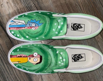 rick and morty vans shoes