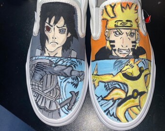 naruto painted vans