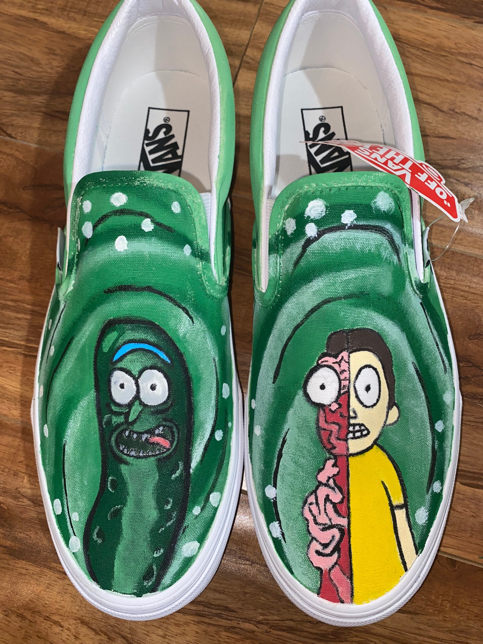 Rick and Morty shoes Etsy