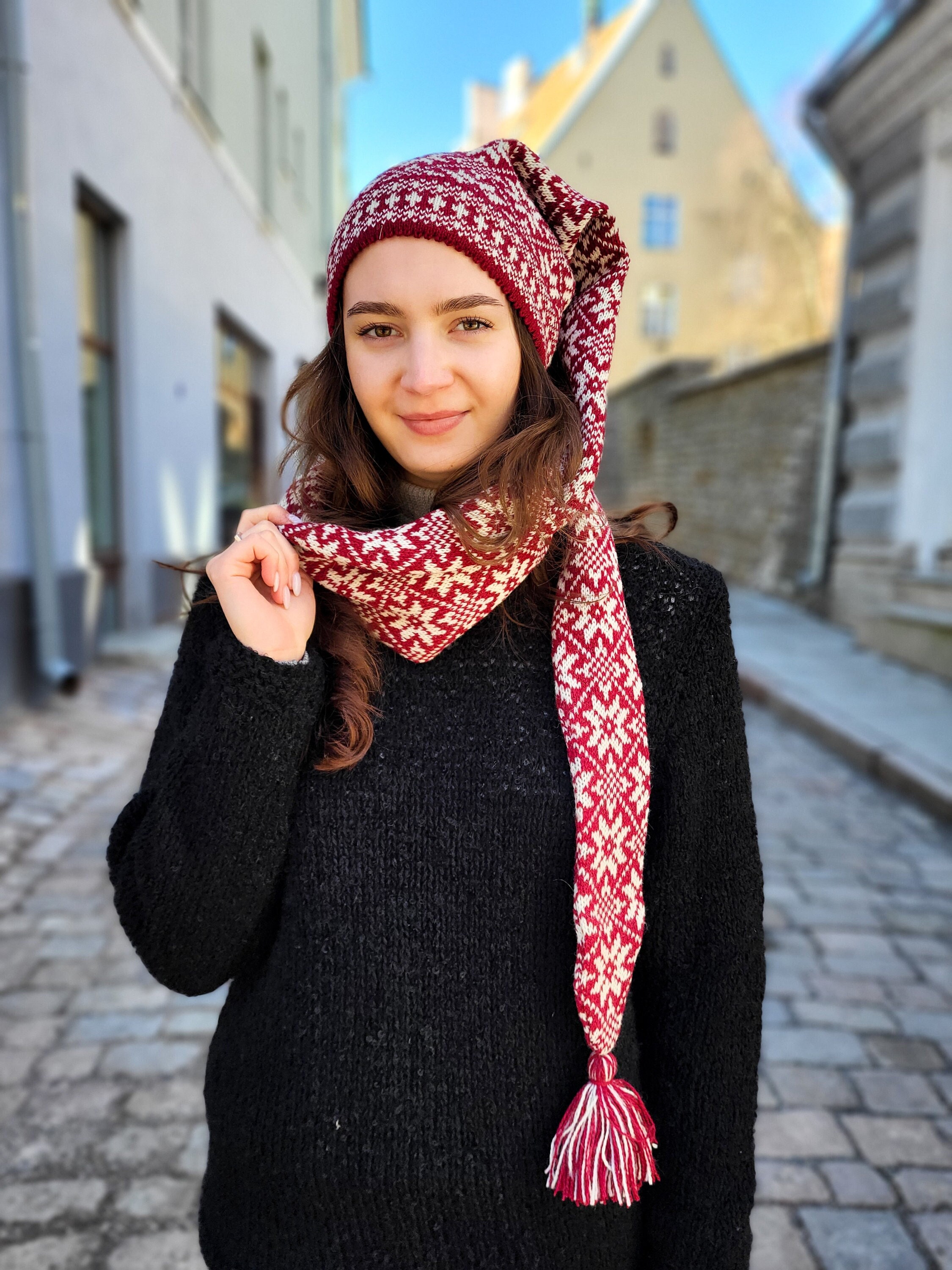 Hats and shop scarf