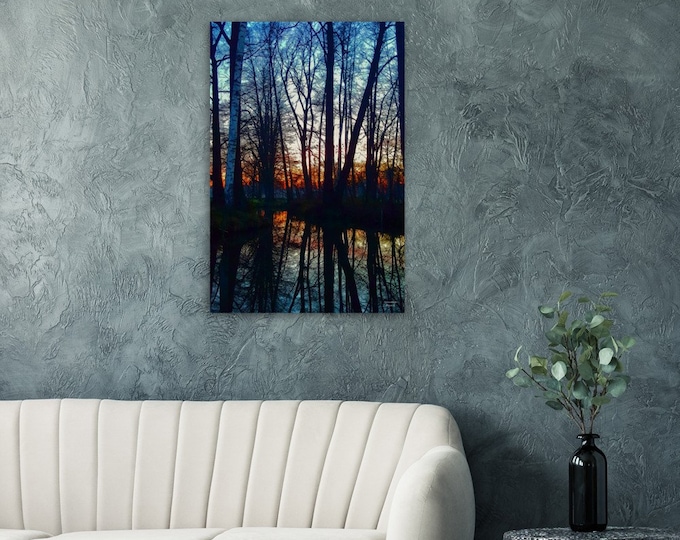 Wood prints / wall decorations 20"x30" - Sunset Mood - Spreewaldliebe