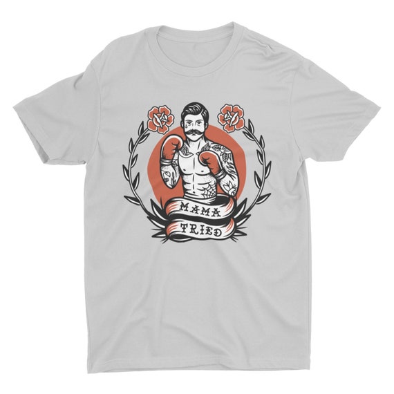 American Traditional Tattoo Boxer Shirt Tattoo Streetwear - Etsy