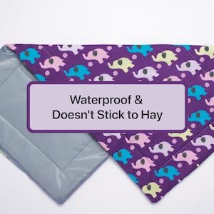 Guinea Pig Liner | Won&#39;t stick to hay | Leakproof | Multiple sizes: 12x12 | 14x14 | 14x28 | 28x28