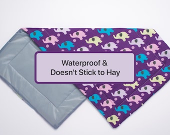 Guinea Pig Liner | Won't stick to hay | Leakproof | Multiple sizes: 12x12 | 14x14 | 14x28 | 28x28