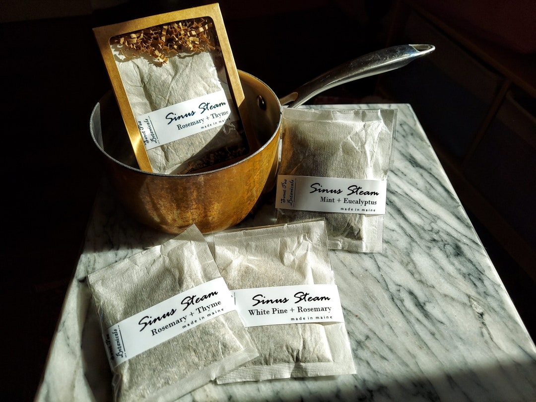 MAINE MADE Sinus Steam Decongestant Rosemary Thyme Etsy