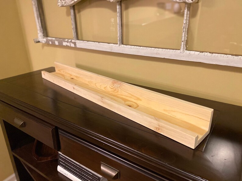 Tief schwebendes Bilderregal Holzregal Flurregal | Etsy