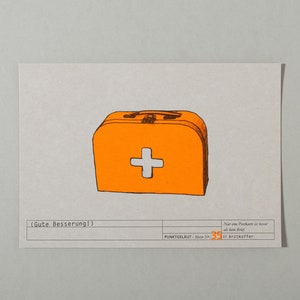 Postkarte "Gute Besserung"