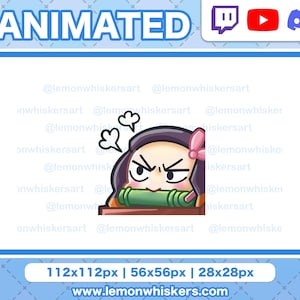 ANIMATED Anime Emote | Twitch, Discord, Youtube Streaming Demon Emote