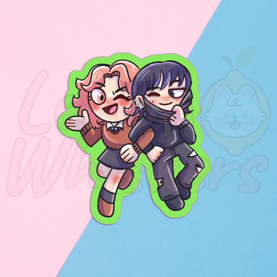 Green Yuri | Aya & Koga | Waterproof Sticker 3 Inch - Etsy