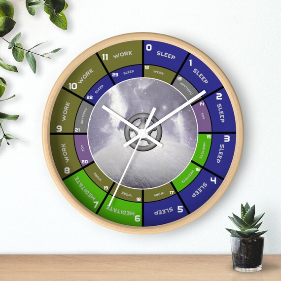 Rimworld Clock Light Rimworld Wall Clock Etsy