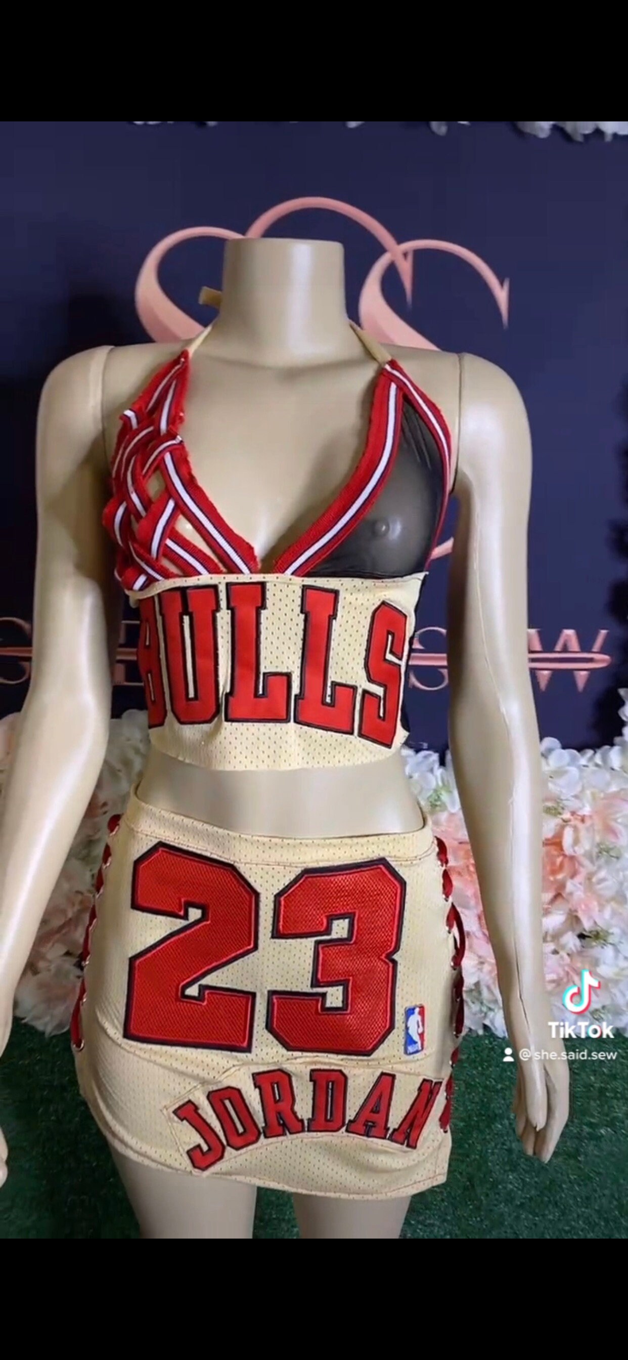 Custom Jersey Dress Outfit 