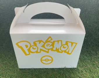 Pokémon birthday party loot bag popcorn box masque cartes d'invitation nappe uk Pokémon birthday party loot bag popcorn box masque cartes d'invitation nappe uk